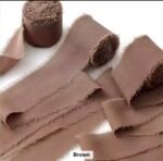 ⁦شريط هدايا انيق - بني⁩ - الصورة ⁦4⁩