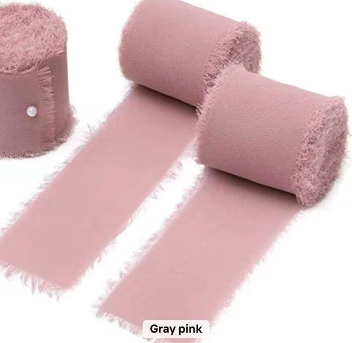 ⁦شريط هدايا انيق- وردي فاتح⁩ - الصورة ⁦2⁩