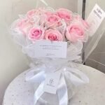 تل قماش اورجانزا لتغليف الهدايا والورد - لون ابيض