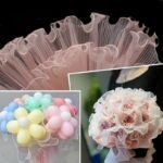 ⁦تل قماش اورجانزا لتغليف الهدايا والورد - لون زهري⁩ - الصورة ⁦3⁩