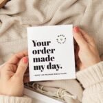⁦بطاقة Your order made my day - عدد 50 بطاقة⁩ - الصورة ⁦5⁩