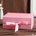 صندوق هدايا فاخر - لون زهري