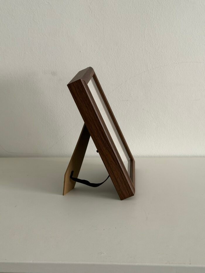 ⁦برواز عميق خشبي غامق - كبير⁩ - الصورة ⁦4⁩