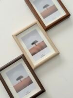 ⁦برواز عميق خشبي غامق - وسط⁩ - الصورة ⁦2⁩