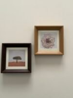 ⁦برواز مربع خشبي فاتح -صغير⁩ - الصورة ⁦3⁩