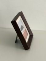 ⁦برواز مربع خشبي غامق -وسط⁩ - الصورة ⁦4⁩