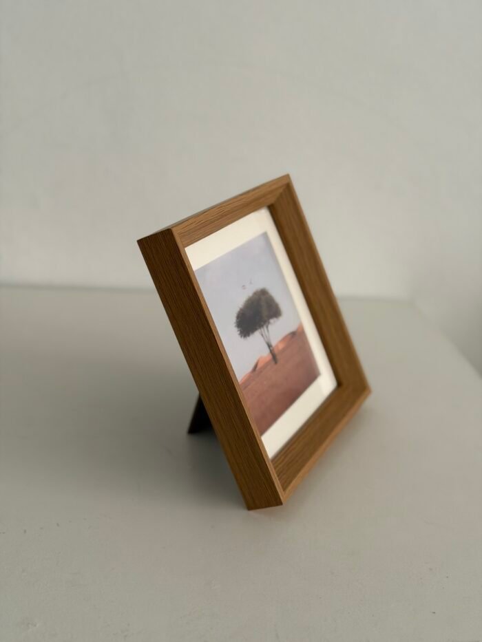 ⁦برواز مربع خشبي فاتح -وسط⁩ - الصورة ⁦4⁩