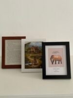 ⁦برواز اطار خشبي غامق   - صغير⁩ - الصورة ⁦2⁩