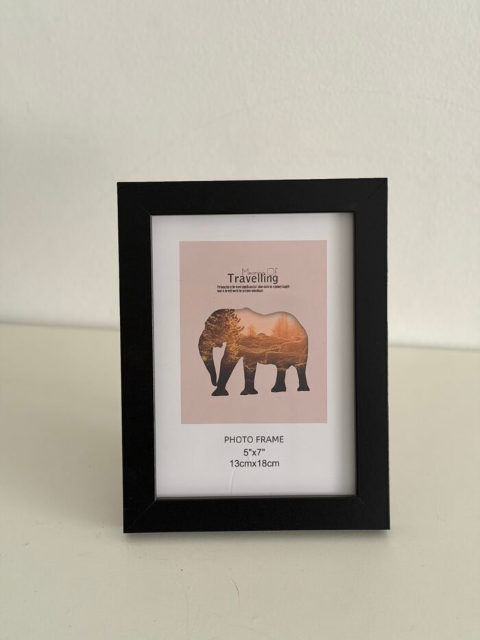 ⁦برواز اطار خشبي اسود - وسط⁩ - الصورة ⁦2⁩