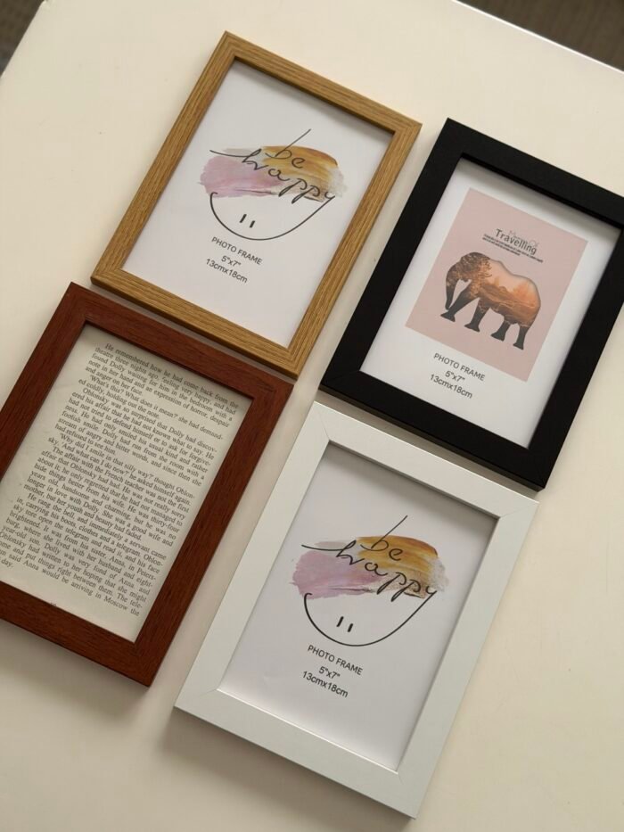 ⁦برواز اطار خشبي اسود  - صغير⁩ - الصورة ⁦2⁩