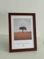 برواز اطار خشبي غامق - كبير A4