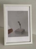 ⁦برواز اطار خشبي ابيض - كبير-A4⁩ - الصورة ⁦4⁩