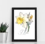 برواز اطار خشبي اسود - وسط