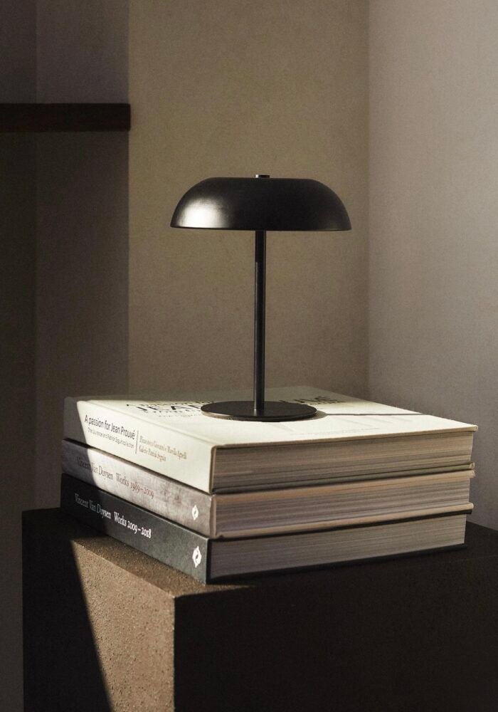 ⁦ماشروم تيبل لامب - اسود⁩ - الصورة ⁦2⁩