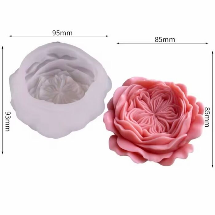 ⁦قالب سيلكون وردة- شكل 25⁩ - الصورة ⁦3⁩