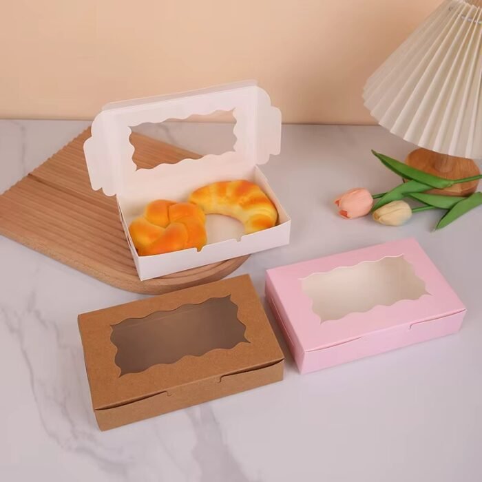 ⁦صندوق هدايا مع شباك -ابيض - 10 قطع⁩ - الصورة ⁦3⁩