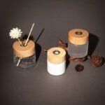 ⁦علب معطر اعواد دائري-غطاء خشبي - 200 مل⁩ - الصورة ⁦3⁩