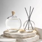 ⁦علب معطر اعواد دائري- غطاء ضغط ذهبي -500 مل⁩ - الصورة ⁦2⁩